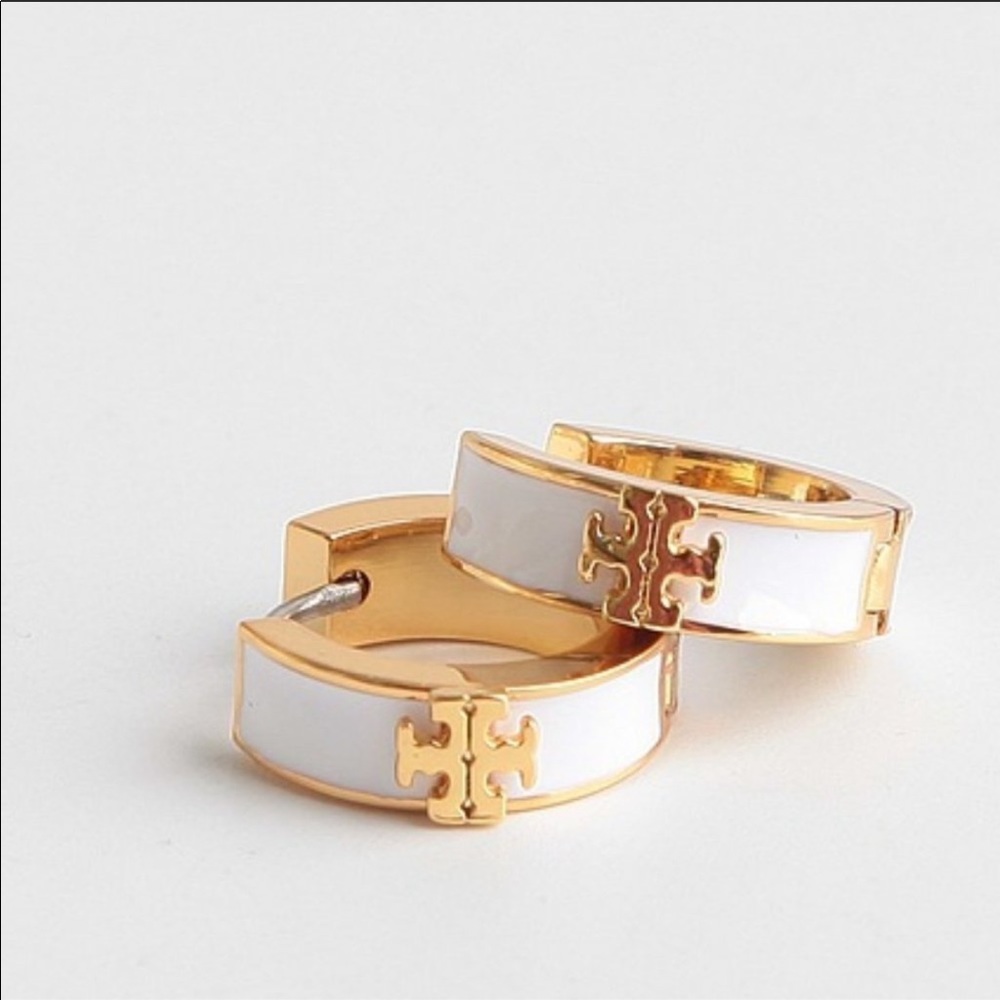 Tory Burch White Earrings
